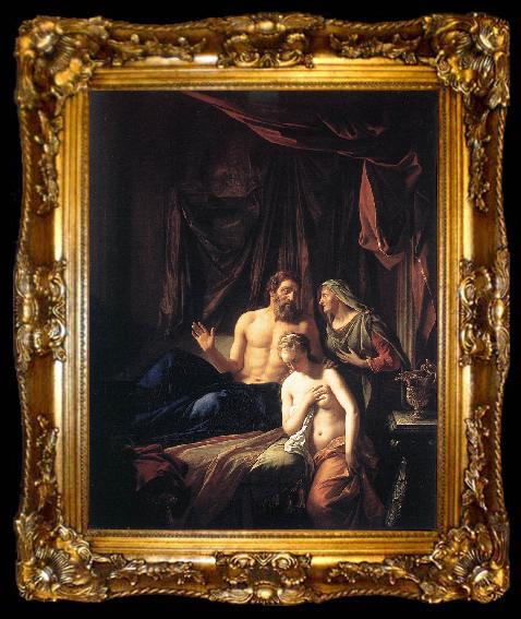 framed  WERFF, Adriaen van der Sarah Presenting Hagar to Abraham, ta009-2